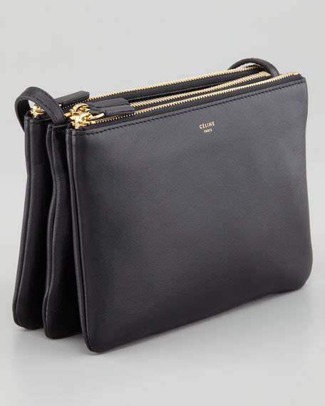 celine trio black small|celine tie trio pouches.